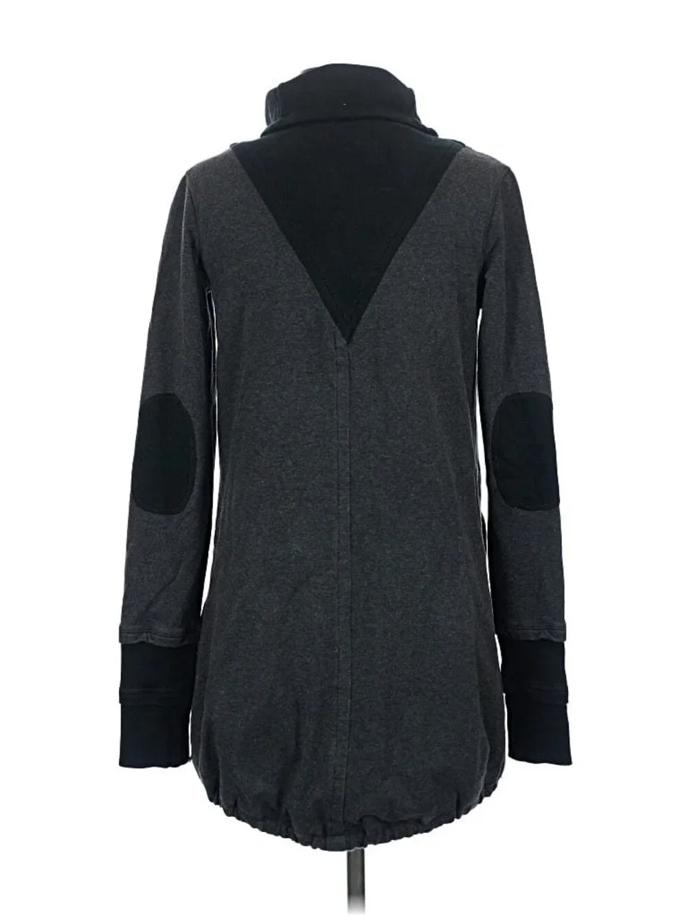 Lululemon Athletica Gratitude Wrap Charcoal Gray Size 4 Cozy French Terry